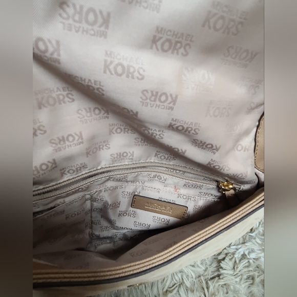 Michael Kors Suede Leather Shoulder Bag - Picture 5 of 9